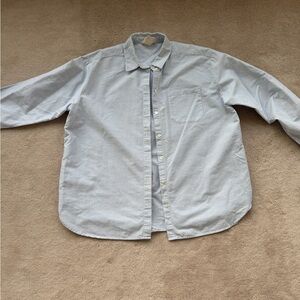 Sezane Max Shirt Stripes Ecru / Blue - Size 4